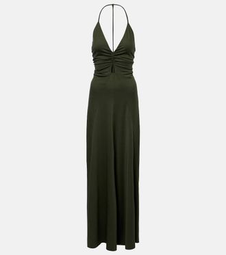 Victoria Beckham Ruched maxi dress