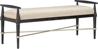 Currey & Company Perrin Upholstered Bench