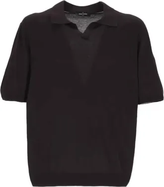 Gran Sasso Tops, Heren, Zwart, M, Tennis M/M