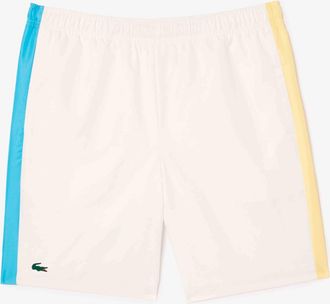 Lacoste Mens Color Shorts White/Yellow M