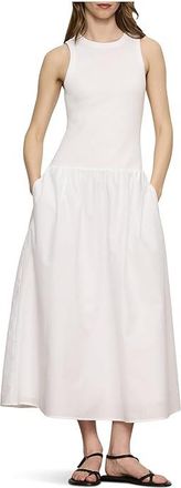 Sanctuary Take Me Away Midi Dress Womens Dress White : LG (US 10-12), Cotton