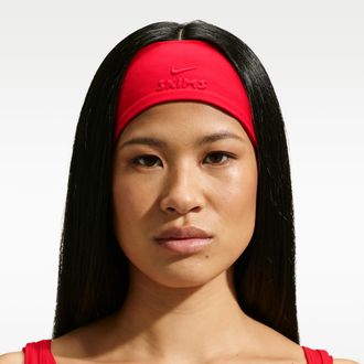 Nike Womens SKIMS Dri-FIT Headband in Red | S1016126-654