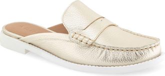 Aerosoles Salome Slip-On Mule in Gold Metallic Pebbled Leather at Nordstrom Rack, Size 7.5