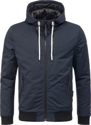 Navahoo Heren Jas B623 - Stijlvolle Overgangsjas met Fleecezakken & Waterafstotende Stof