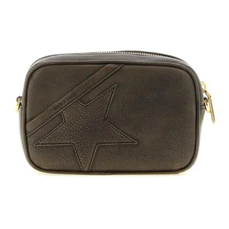 Golden Goose Star Mini Clutch Bag - female - Golden Goose - Cross Body Bags - Brown - ONE SIZE - Bags