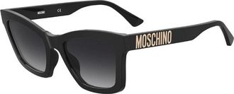Moschino Sunglasses Cat Eye Full Rim, Black Frame And Dark Grey Gradient Lens Mos156/s08079O