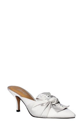 J. Reneé Mianna Kitten Heel Pointed Toe Mule in Steel Gray at Nordstrom, Size 7.5