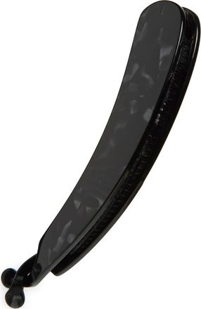 France Luxe Estelle Large Banana Clip in Nacro Black at Nordstrom