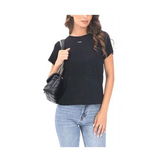 Pinko Pinko, Tops, Dames, Zwart, M, Pinko - Tops > T-shirts