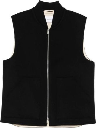 Lardini Mens Sleeveless Zippered Vest