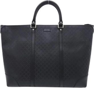 Gucci unisex, Pre-owned, Zwart, Maat: ONE Size Leer