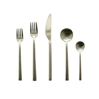 Mepra Movida Flatware Set - 20 Pieces in Ice Champagne at Nordstrom