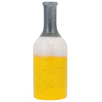 Beliani Beliani - Jarr&oacute;n Decorativo De Gres Multicolor 36 Cm Ecl&eacute;ctico Larnaca