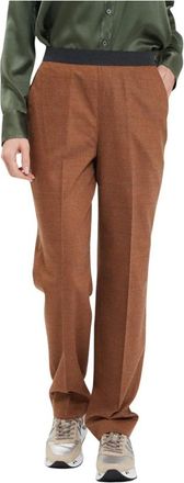 Via Masini 80 Stijlvolle broek voor mannen - Dames - Straight fit broeken - Bruin - 2XL - Broeken