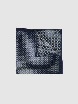Reiss Navy Pocket Square