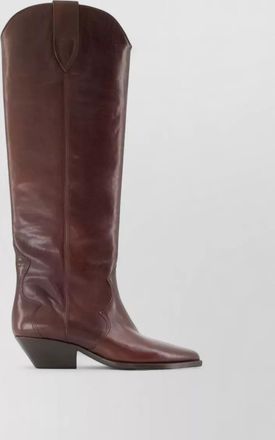 Isabel Marant leather western high boots