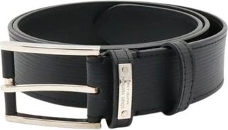Louis Vuitton Pre-owned Vintage Leren Riem - Heren - Vintage Accessoires - Zwart - ONE Size - Leer - Vintage