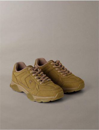 Calvin Klein Womens Womens Rennie Runner Sneaker - Brown - 9.5