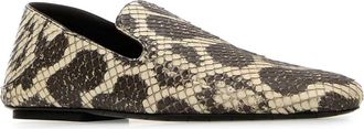 Bottega Veneta Womens Adamo Flat Multicolor Anaconda
