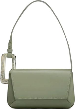 Generic NYSDM Niche Trendy Womens Shoulder Bag Geometric Acrylic Blocking Color Patchwork Fashionable Compact Underarm Bag