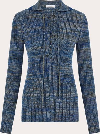 Ferragamo Donna Maglia con string Blu