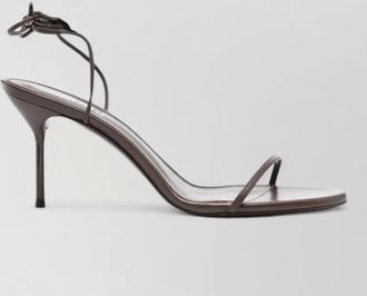 PARIS TEXAS leather lace-up sandals