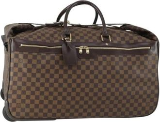 Louis Vuitton Pre-owned Weekend Bags, female, Brown, Size: ONE SIZE Pre-owned Canvas Travel Bag