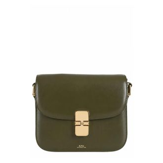 A.P.C. Grace Small Bag - female - A.P.C. - Cross Body Bags - Green - ONE SIZE - Bags