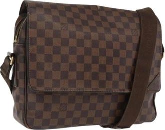 Louis Vuitton Pre-owned Cross Body Bags, female, Brown, Size: ONE SIZE Pre-owned Canvas Cross Body Bag