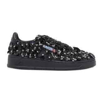 Autry Medalist Flowers Sneakers - Dames - Schoenen - Zwart - Maat: 41 EU Katoen