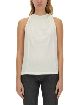 Courr&egrave;ges Relaxed Fit White Top