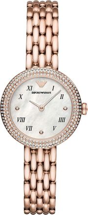Emporio Armani Rosa Dames Horloge Ros&eacute;kleurig AR11355