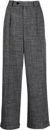 A.P.C. Pantalon Melissa - Dames - Wijde Broeken - Blauw - S - Broeken