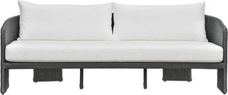 TOV Furniture Tov Furniture Alexa Rattan Performance Fabric Outdoor Sofa