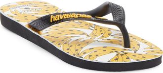 Havaianas x Farm Rio Bananica Flip Flop in Black at Nordstrom Rack, Size 37