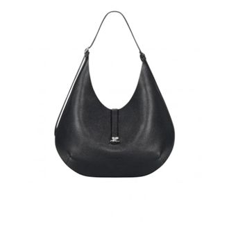 Courr&egrave;ges Dames, Tassen, Zwart, Maat: ONE Size Leer