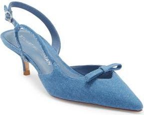 Stuart Weitzman Tully 50 Slingback Pump in Washed at Nordstrom Rack, Size 7.5