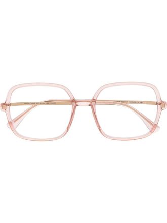 Mykita Bril met vierkant montuur - Roze