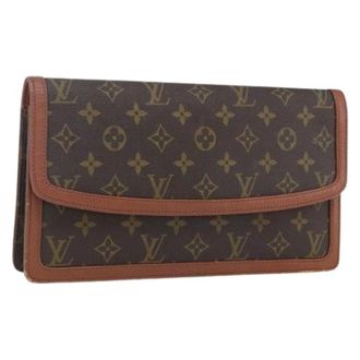 Louis Vuitton Pre-owned Clutches, female, Brown, Size: ONE SIZE Pre-owned Clutch Bag