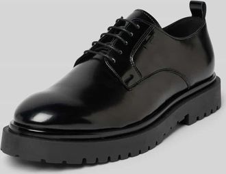 Antony Morato Derby-Schuhe mit Label-Pr&auml;gung Modell SHINY RUSSELL in Black, Gr&ouml;&szlig;e 41