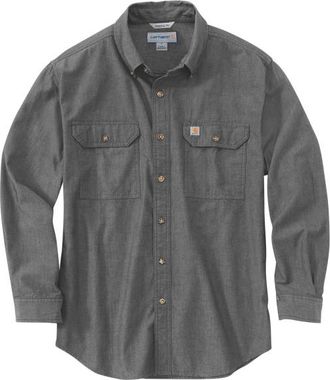 Carhartt Work in Progress Loose Chambray L/S Shirt Hemd für Herren | grau