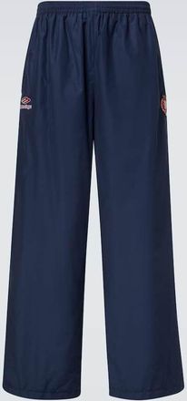 Balenciaga Logo oversized cotton-blend jersey track pants