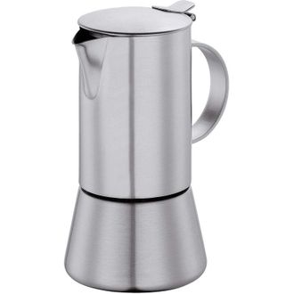 cilio Cilio - Caffettiera Aida opaca, Acciaio inox, acciaio inox, 12,5 x 11 x 21 cm