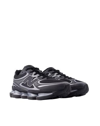 New Balance Unisex Trainers Abzorb 2000 Black-Silver Metallic Black/silver Sneaker