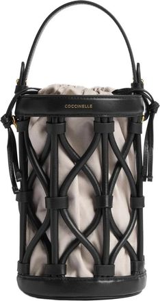 Coccinelle Tassen, Dames, Zwart, ONE Size, Katoen, Koi Bucket Bag
