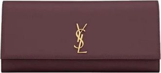 Saint Laurent Tassen, Dames, Paars, ONE Size, Katoen, Kate Baguette