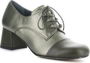 FLY London Sare Heeled Oxford in 001 Graphite/Military Dublin at Nordstrom Rack, Size 6-6.5Us / 37Eu