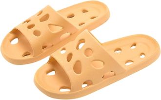 Generic Quick Drying Shower Slippers for Women Men,Anti-Slip Bathroom Slippers Swimming Pool Beach Sliders Lightweight Open-toe Travel-friendly Breathable Sho