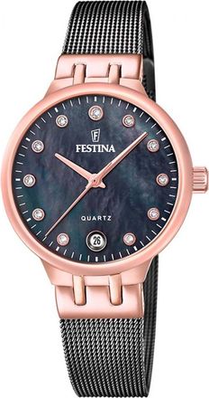 Festina Womens F20717-2 Ladies Mademoiselle Watch - Rose Gold - One Size