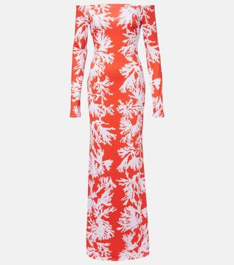 Alexandra Miro Mila printed jersey maxi dress